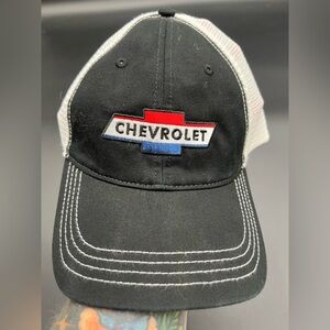 Unisex black and‎ white Chevy hat. Adjustable back. New. List $15